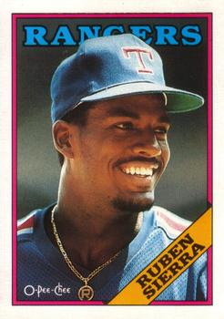 1988 O-Pee-Chee Baseball Cards 319     Ruben Sierra
